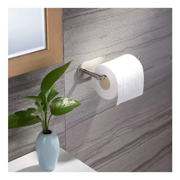 Zift Unique Ömür Boyu Paslanmaz Çelik Tuvalet Kağıtlığı / Yapışkanlı Sistem - Wc Kağıdı Askısı , Bayno & Tuvalet