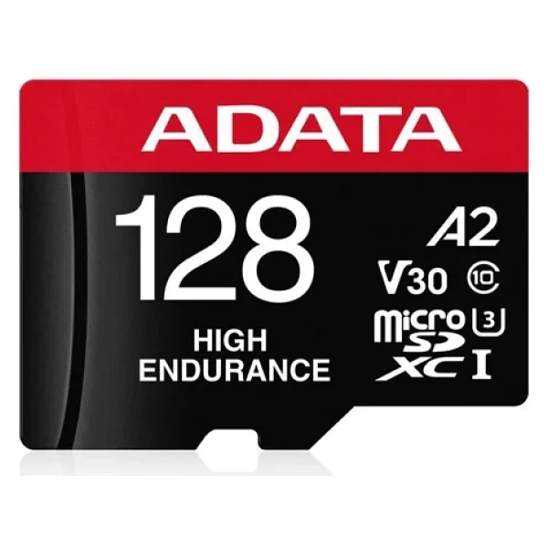 Adata High Endurance AUSDX128GUI3V30SHA2-RA1 Class 10 UHS-I U3 A2 V30 128 GB Micro SD Kart