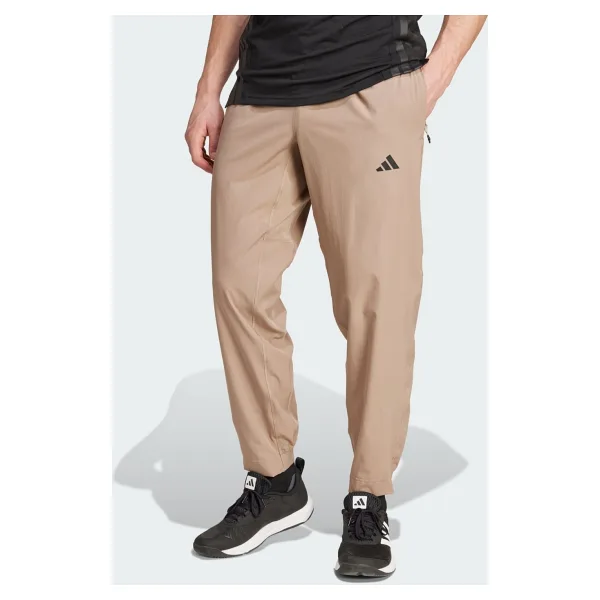 Adidas Train Essentials Training Woven JW2481 Kahverengi Erkek Eşofman Altı