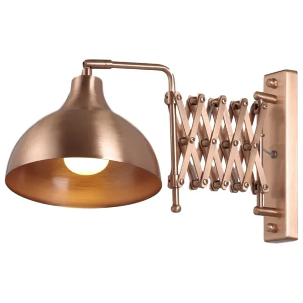 Avonni AVONNI HAP-9082-CPR Bakır Kaplama Aplik E27 Metal 22x45cm