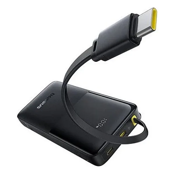 Baseus Bipow 2 Siyah 10000 mAh Hızlı Şarj Powerbank