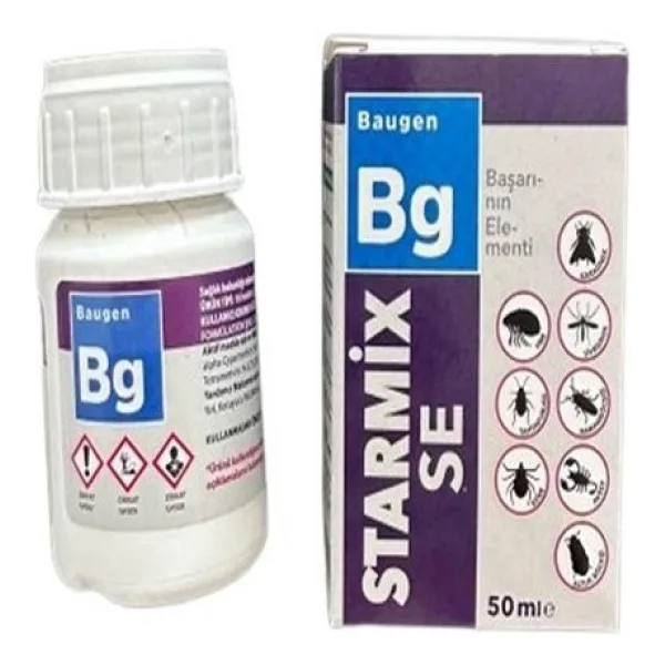 BG Haşere Öldürücü StarmixSe 50 ml(Karasinek ,Hamam Böçeği ,Tahta kurusu ,Pire ve kene Öldürücü)