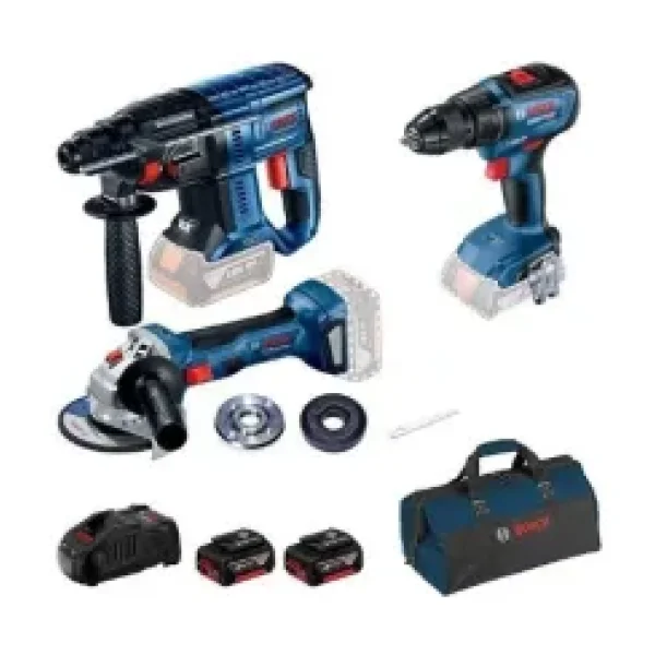 Bosch 0615990M32 3'lü Bez Çantalı Elektrikli El Aletleri Seti