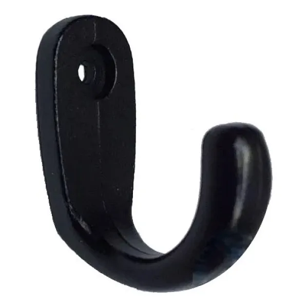 Büyük Tekli Fincan Askı, Dekor Askısı - Siyah, 100 Adet, 12x23x30 mm