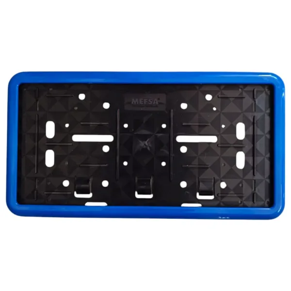 Çerçeveli Dikdörtgen Plakalık Plaka Altlığı Mavi 26x17cm 1 Adet