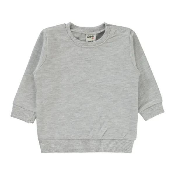 Civil Baby Erkek Bebek Sweatshirt 6-18 Ay Karmelanj