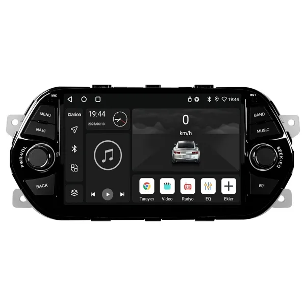 Clarion Fiat Egea Android Multimedya Sistemi (2014-2025) 4gb Ram 64GB Hafıza 7" Ekran Carplay & Android Auto Geri Görüş Kamerası CRV-4926C