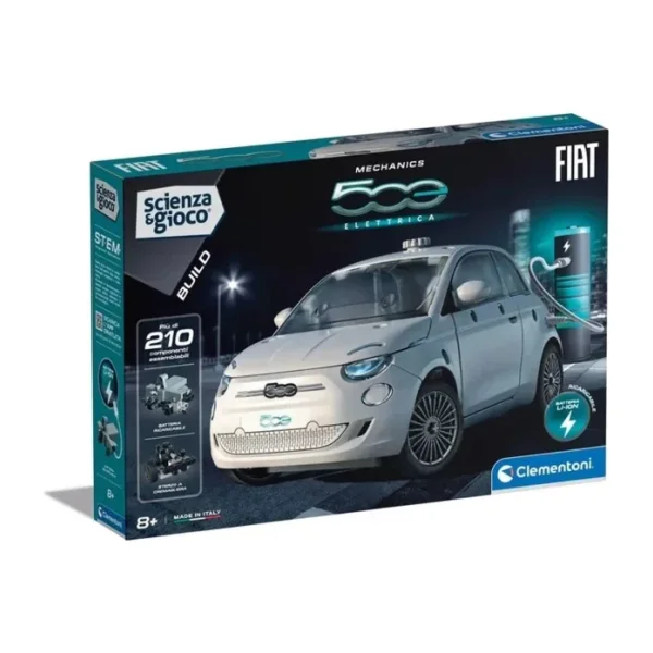 Clementoni Mekanik Laboratuvarı Fiat 500 Elektrikli Araba 75085TR