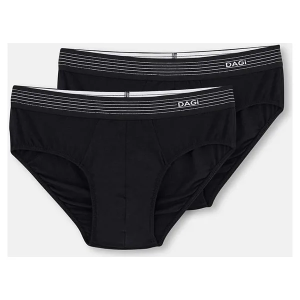 Dagi Erkek D4180 Micromodal Slip 2'li, Siyah, XL