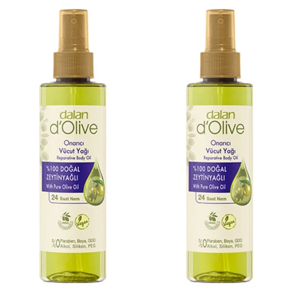 Dalan d'Olive Zeytinyağlı Onarıcı 200 ml 2 Adet Vücut Yağı