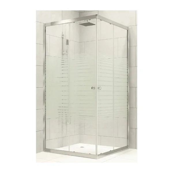 Durul Duşakabin Kare Çizgili - Ölçü : 90x90 Cm 90x90 cm