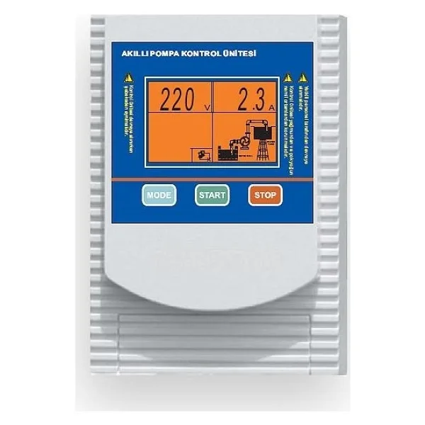 Epc 0,37 - 2,2 Kw Monofaze Dalgıç Pompa Koruma Ve Kontrol Panosu - Dijital Ekran,Türkçe Menü