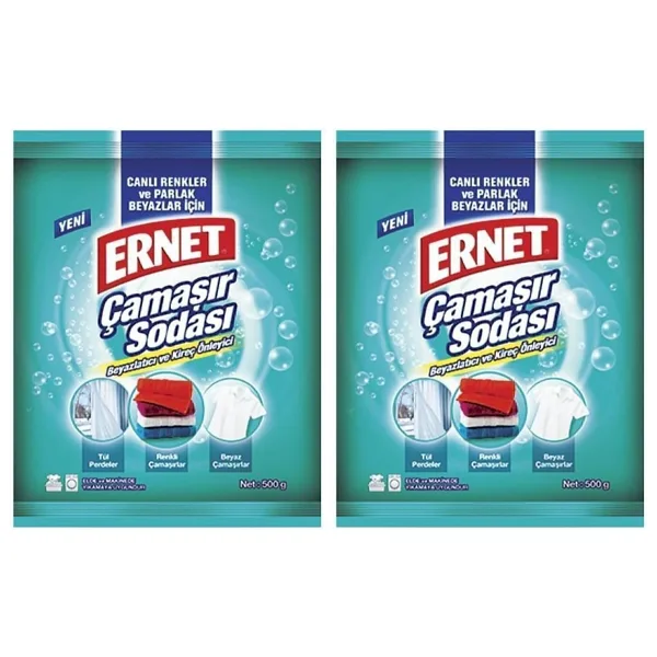 Ernet Çamaşır Sodası 500 G 2li - 1 kg