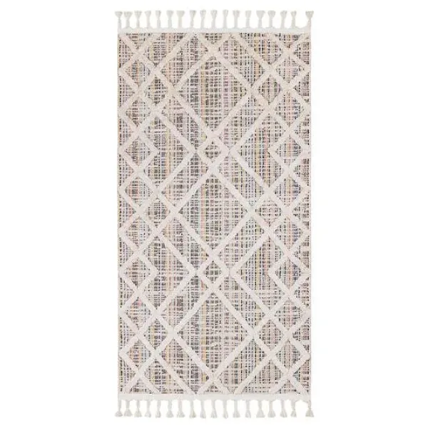 Evidea Soft Terazzo Cream Makine Halısı - Bej - 80x150 cm