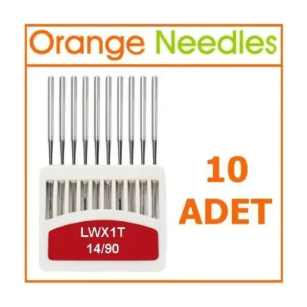 FDM Orange Lwx1T Etek Baskı Makine İğnesi 14/90 Numara