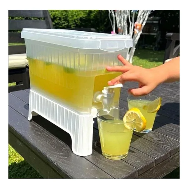 Foly Life Musluklu ve Ayaklı Buzdolabı İçi Seyyar Su ve Limonata Sebili