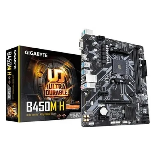 Gigabyte B450M-H AMD AM4 DDR4 Micro ATX Anakart