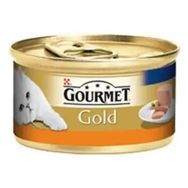 Gourmet Gold Kıyılmış Hindili 85 gr Yetişkin Kedi Konservesi