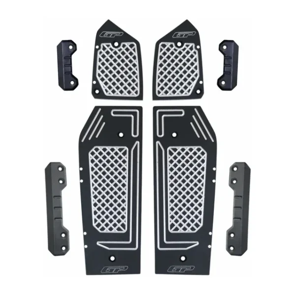 GP KOMPOZİT Gp Kompozit Honda Adv 350 2023-2025 Uyumlu Basamak Alüminyum Siyah