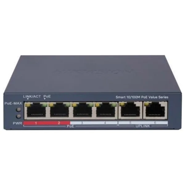 Hikvision DS-3E1106P-EI/M 4 Port PoE Switch