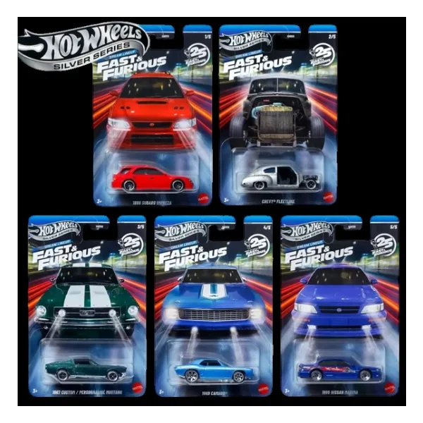 Hot wheels Silver Series Dream Lineup Fast Furious - HNR88 - 979N
