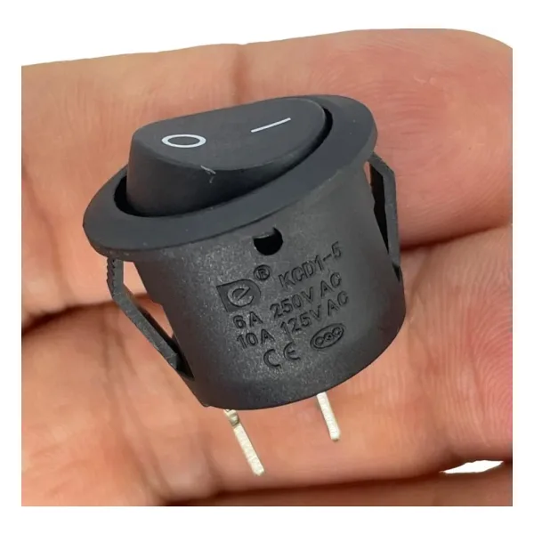 IC-133-5 Yuvarlak Işıksız Anahtar On-Off 2P