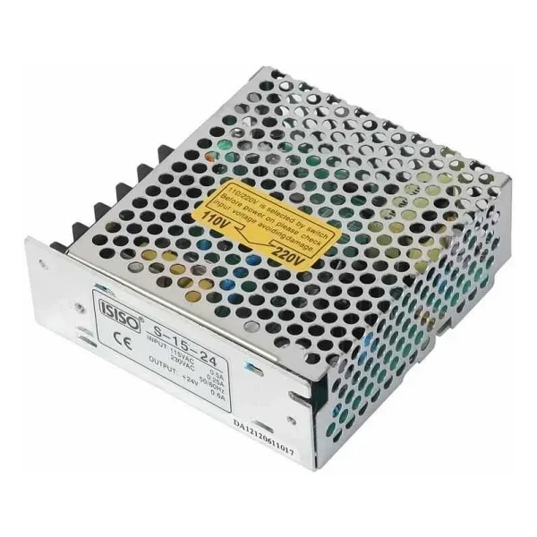 INES-15-12 - 15W 12VDC 1.3A Ray Montajlı Kapalı Tip Güç Kaynağı
