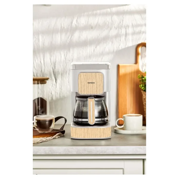 Karaca Just Coffee Aroma 2in1 Wood Craft Çay ve Filtre Kahve Makinesi