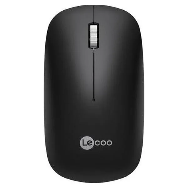 Lenovo Lecoo WS214 Siyah Sessiz Ergonomik Optik Kablosuz Mouse