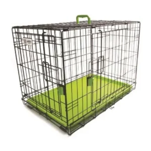 M-Pets Voyager 2 Kapılı Tekerlekli XXL 122x76x84 cm Köpek Kafesi