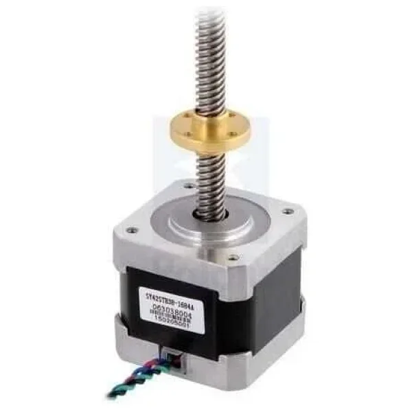 NEMA 17 38 cm Vidalı Milli Bipolar. 200 Adım. 42×38mm. 2.8V Step Motor - SY42STH38-1684A