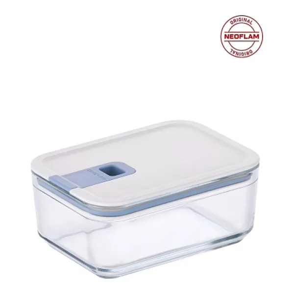 Neoflam Perfect Seal 1100 ml Dikdörtgen Cam Saklama Kabı