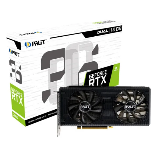 PALİT RTX 3060 DUAL 12 GB 192 BİT GDDR6 LHR