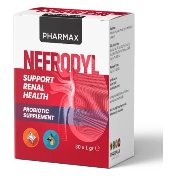 Pharmax Nefrodyl 30x1 gr Köpek ve Kediler için Yem Katkısı