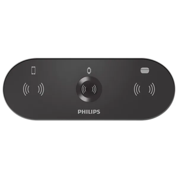 Philips DLP9230NB QI Siyah 3in1 Kablosuz Hızlı Şarj Aleti