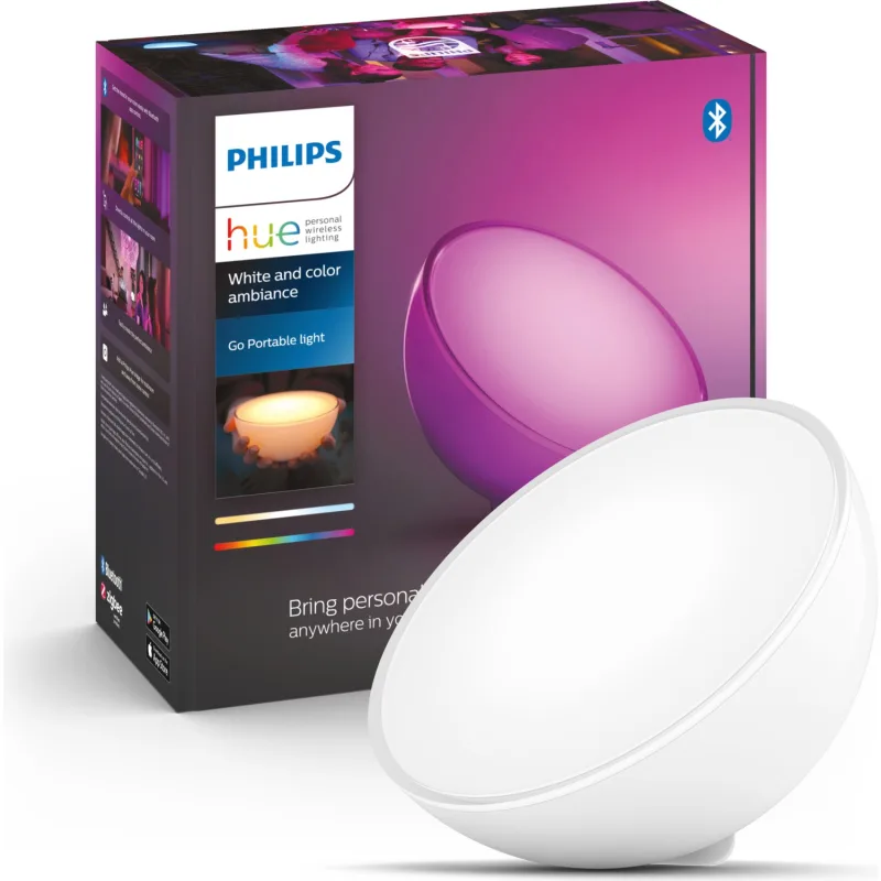 Philips Hue Go Şarjlı Taşınabilir RGB Akıllı Lamba v2