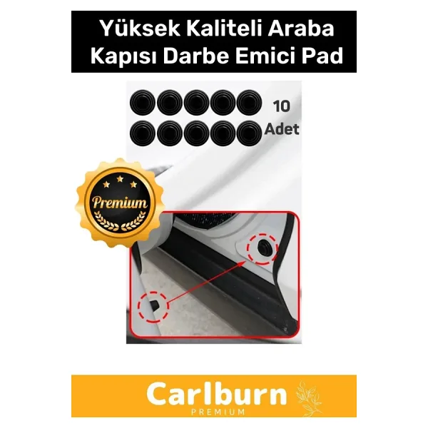 Premium Seri Yüksek Kaliteli Dayanıklı Çarpma Aşınma Engelleyici Araba Kapısı Darbe Emici Pad Seti