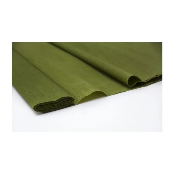 Roco Paper Co. Italyan Krapon Kağıdı NO:264 - Yağ Yeşili - Musk Green 60 Gr. 50X250 cm
