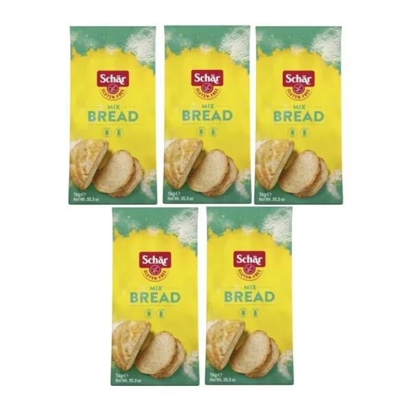 Schar Mix B 1 kg 5'li Glutensiz Ekmeklik Un Karışımı