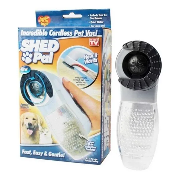 Shed Pal Kedi ve Köpek Vakumlu Tüy Toplama Tarağı