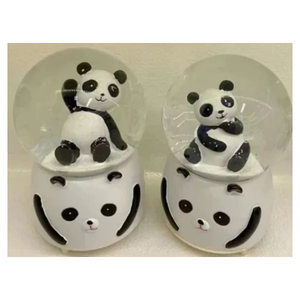 Siyah-Beyaz Panda Kar Küresi Büyük Boy