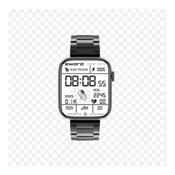 Sword SW-GIA102 Watch 2 Siyah Akıllı Saat