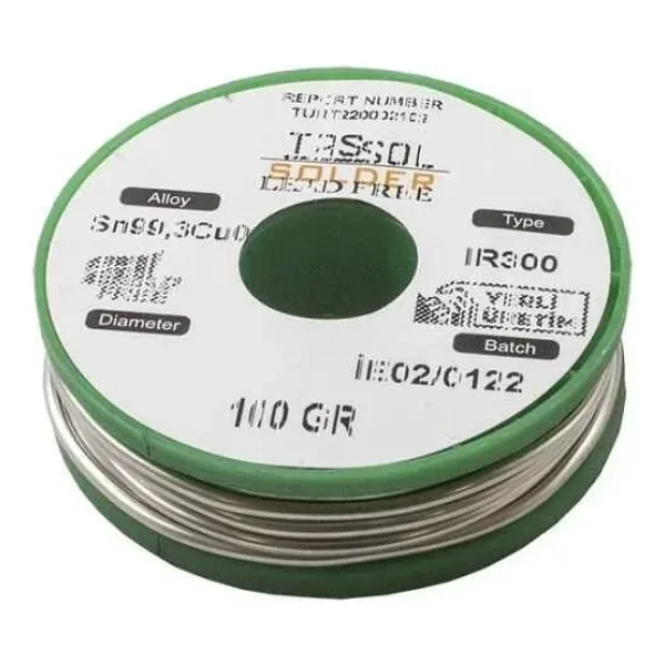 Tassol 1 mm 100gr Kurşunsuz Lehim Teli