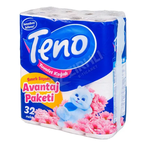 Teno Pudra Kokulu 32'li 2 Adet Tuvalet Kağıdı