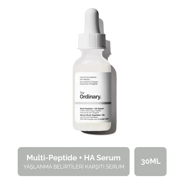 The Ordinary Multi-Peptide + HA Kırışıklık Karşıtı 30 ml Yüz Serumu