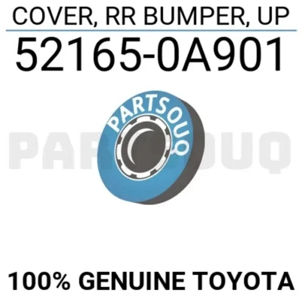 toyota corolla- cross- 2022-2024 arka tampon çeki demirri kapağı üst sıyah (tw) Oem No (521620A020)