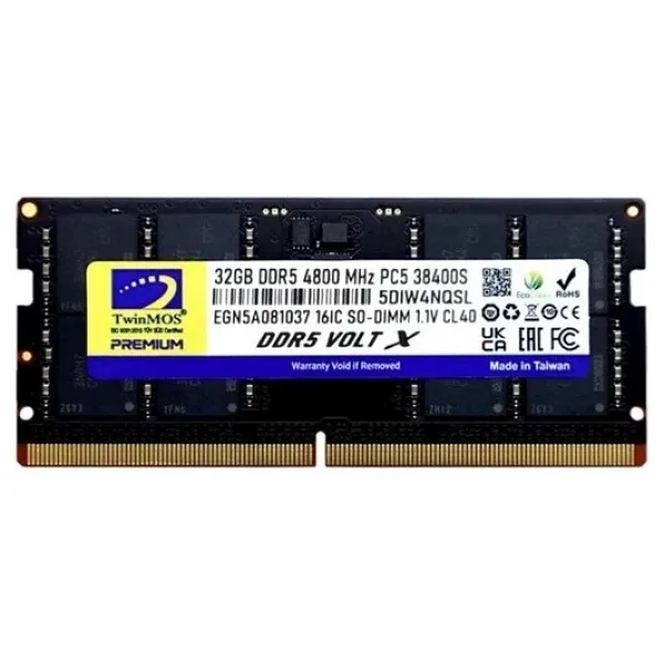 Twinmos VoltX 32 GB 4800 MHz CL40 TMD532GB4800S40 DDR5 Ram