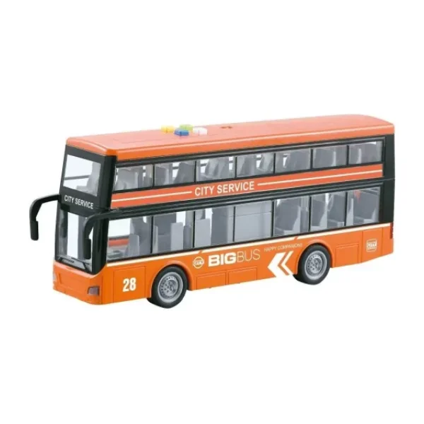 Vardem WY912A-B 1:16 Sürtmeli Sesli Işıklı Çift Katlı Turist Otobüsü