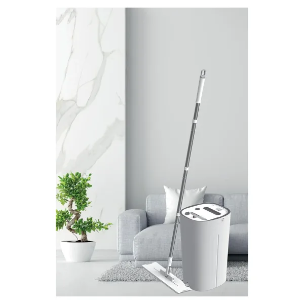 VİP AHMET Vipset Akıllı Mop Set Temiz Su 3Lt + Kirli Su 5Lt + 2 L, VP-494