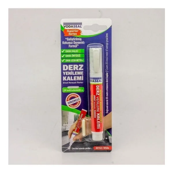 Vodaseal Kokusuz Suya Dayanıklı Hızlı Kuruyan Derz Kalemi